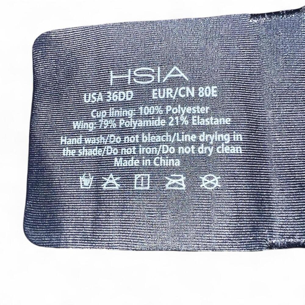 HSIA Lightly Lined Underwire Bra - Black - 36DD - Picture 2 of 3